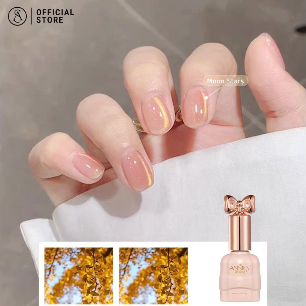 พร้อมส่ง เจลยาทาเล็บ สีทาเล็บเจล สีลูกแก้วคริสตัล แคทอาย ไม่ออกเทา สีเจล ANNIES