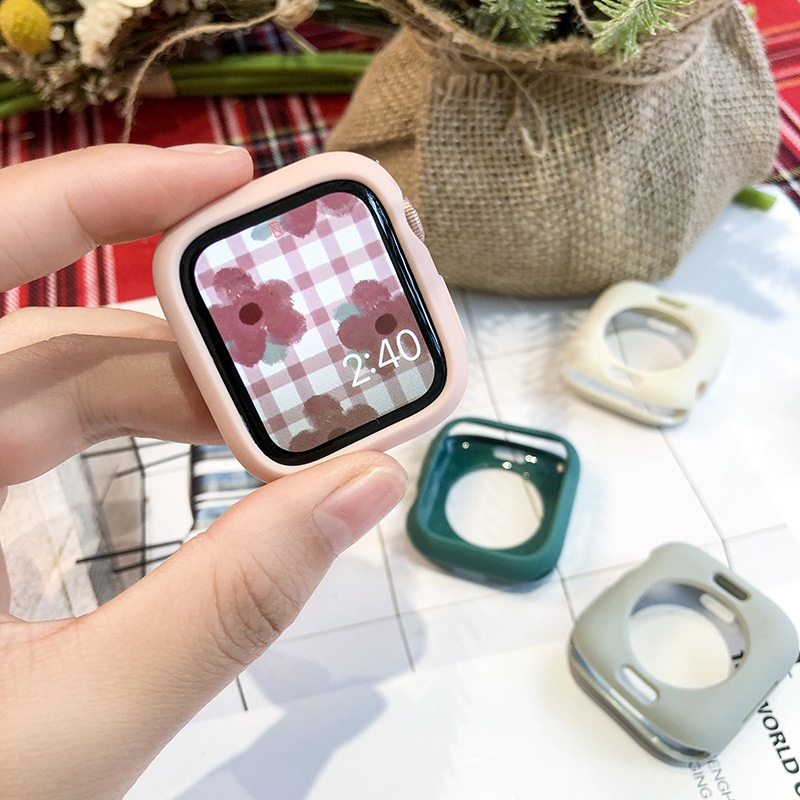 เคสนาฬิกาข้อมือซิลิโคน สําหรับ iWatch7 iWatch6 5 4 3 2 1se
