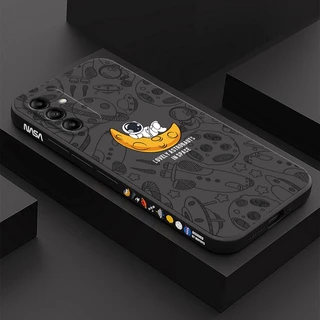 เคส Samsung A05S A14 A24 5G A34 A54 A13 A23 A33 A53 A32 A52S A52 A02S A03S A04 A04E A04S A13 5G A05 เคสโทรศัพท์มือถือ ลายนักบินอวกาศ nasa สําหรับ tkr