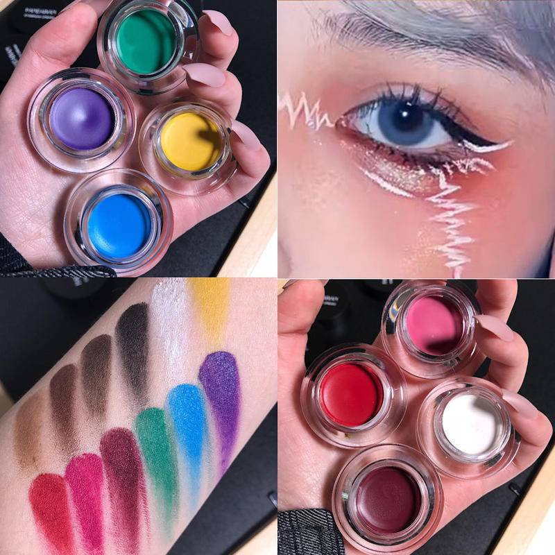 Cos ดินสอเขียนคิ้ว ครีมช็อคโกแลต สีดํา เขียว น้ําเงิน ม่วง ม่วง ฮาโลวีน