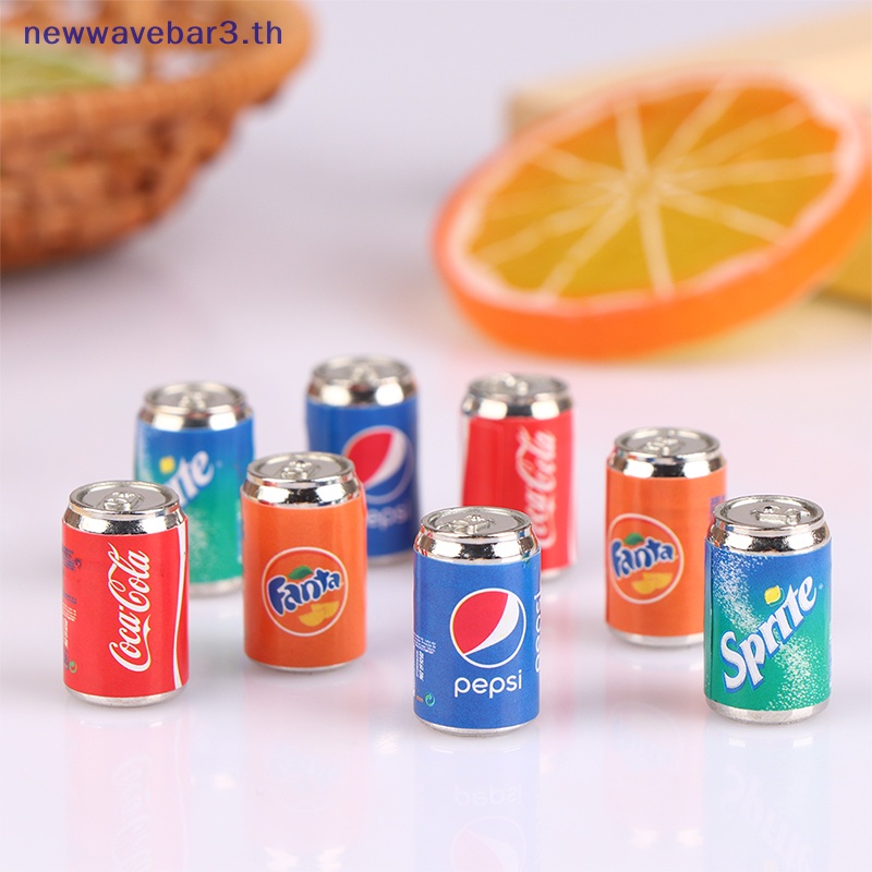 {}newwave} ของเล่นเครื่องดื่มจําลอง ขนาดเล็ก สําหรับตกแต่งบ้านตุ๊กตา 4 ชิ้น ต่อชุด {TH}
