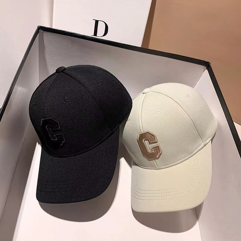 (พร้อมส่งจากไทย) หมวกแก็ป C หมวกแก็ปแฟชั่นเกาหลี เท่ๆ สำหรับกันแสงแดด ใช่ได้ทั้งผู้หญิงและชาย
