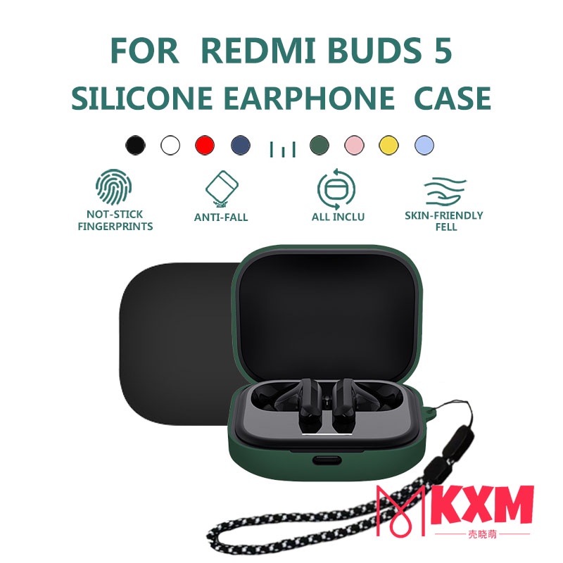 AG01 redmi buds 5 case / XIAOMI AIR3 SE  Silicone Case  Dust-proof Protective Case for buds 5 / AIR3