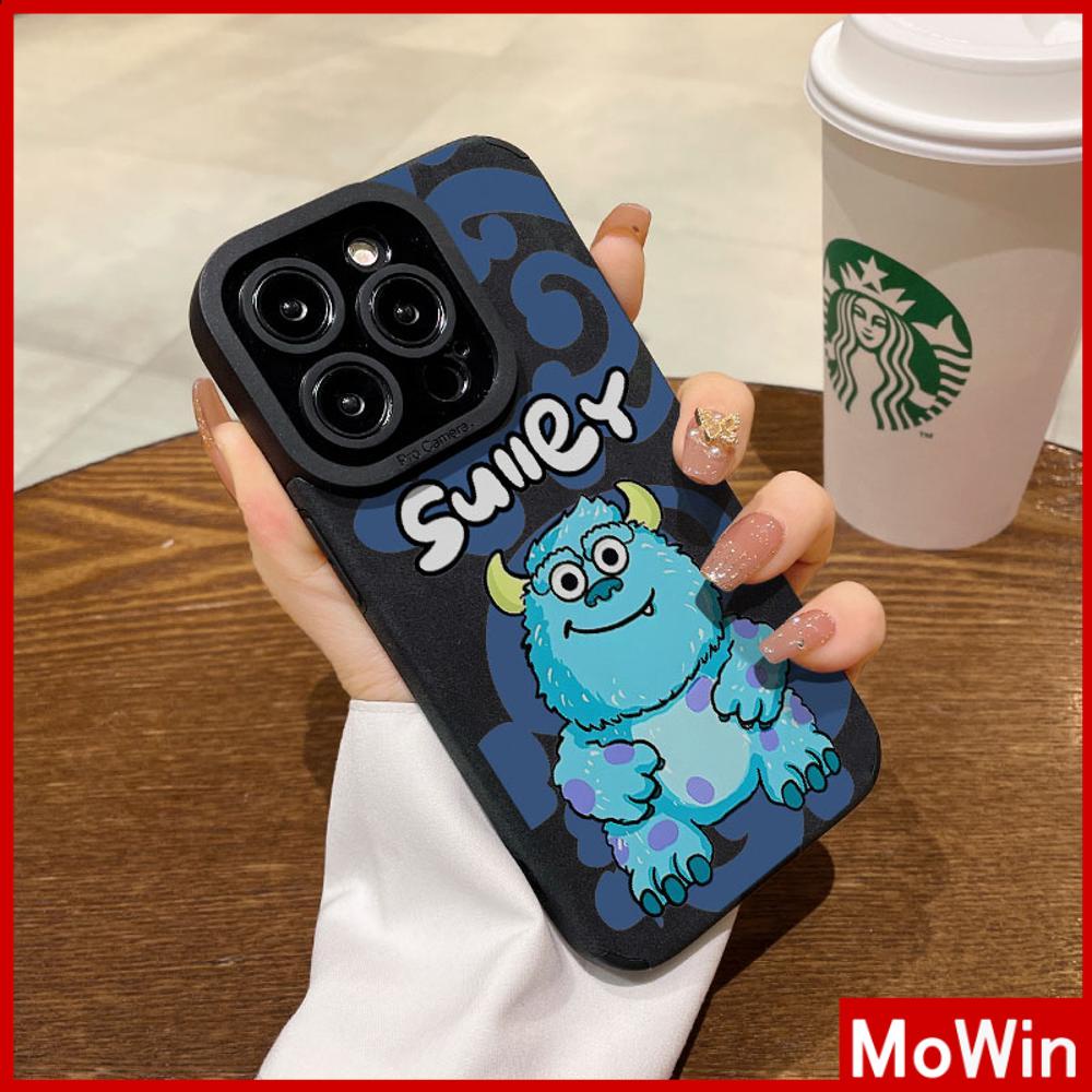 Mowin - เข้ากันได้สำหรับ 15 เคสไอโฟน11 เคส iphone 11 หนังนุ่มสีดำสีเทาสีเขียวป้องกันฝุ่นกล้องป้องกันมอนสเตอร์สีฟ้าเข้ากันได้กับ iphone 14 pro max 13 pro max 12 11 xr xs max 7plus 8plus
