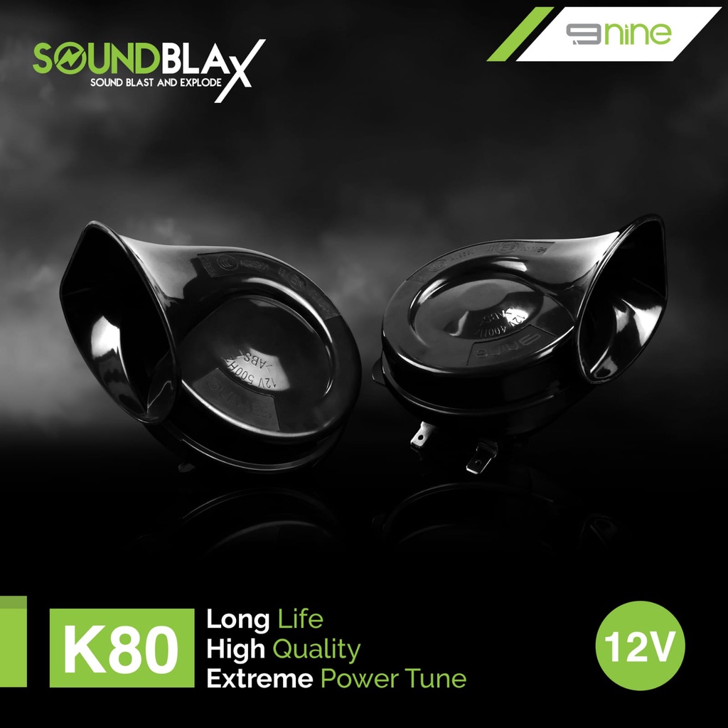 Original Soundblax 9Nine LUXIMOS SOUNDBLAX Snail Car แตรรถจักรยานยนต์รับประกัน 1 ปี