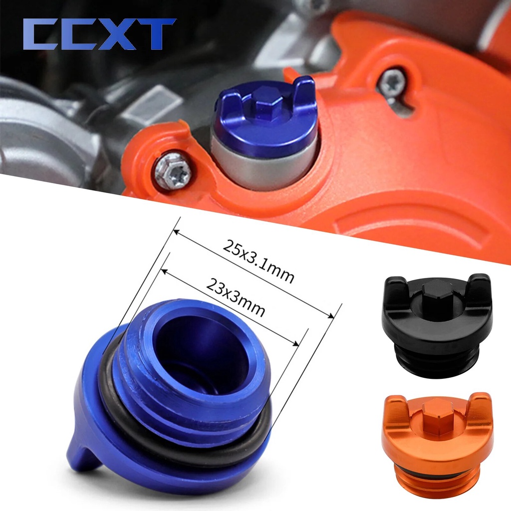 Motorcycle CNC Engine Oil Filler Plug Cap Cover For KTM XC XCF XCW XCFW Six DaysTPI SX SXF Factory E