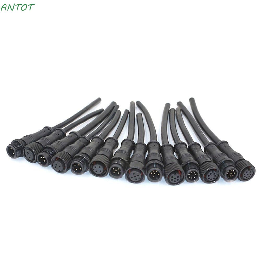 Antot ฐานเชื่อมต่อสายไฟ M14 2Pin 3Pin 4Pin กันน้ํา 2 ชุด