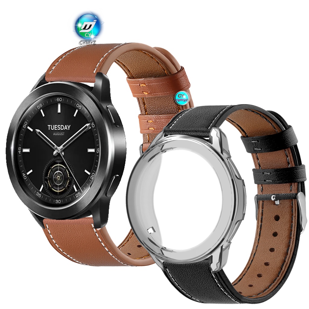 for xiaomi watch S3 สาย strap สายหนัง สายรัดข้อมือกีฬา xiaomi watch S3 เคส เกราะป้องกัน