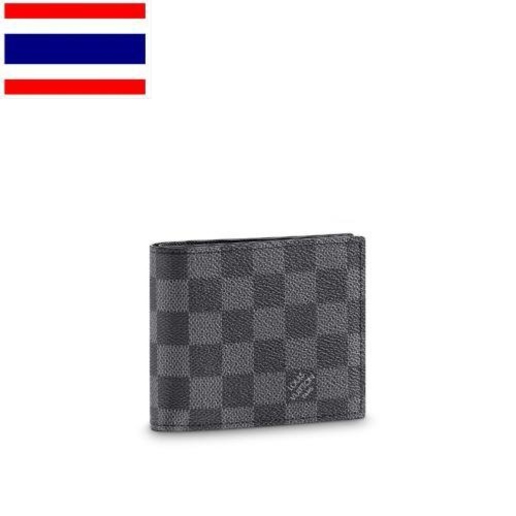 Lv Bag กระเป๋า Louis Vuitton Winter Men Wallet Marco N63336 Npwp 92D5