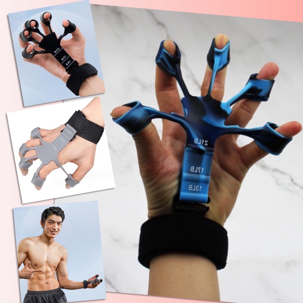 🚀 บริหารนิ้ว ยืดฝ่ามือ บริหารมือ ออกกำลังนิ้ว ซิลิโคน กายภาพบำบัด บรรเทานิ้วล็อค 🚀
