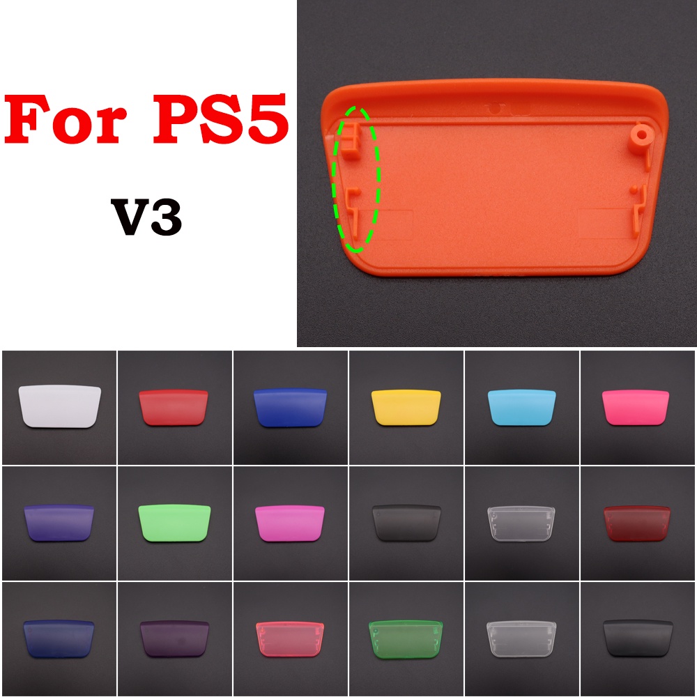 1 ชิ้นที่กําหนดเอง Soft Touch พลาสติกทัชแพดเปลี่ยนอะไหล่ซ่อมใช้งานร่วมกับ PPS5 BDM 030 V3.0 Gamepad Controller