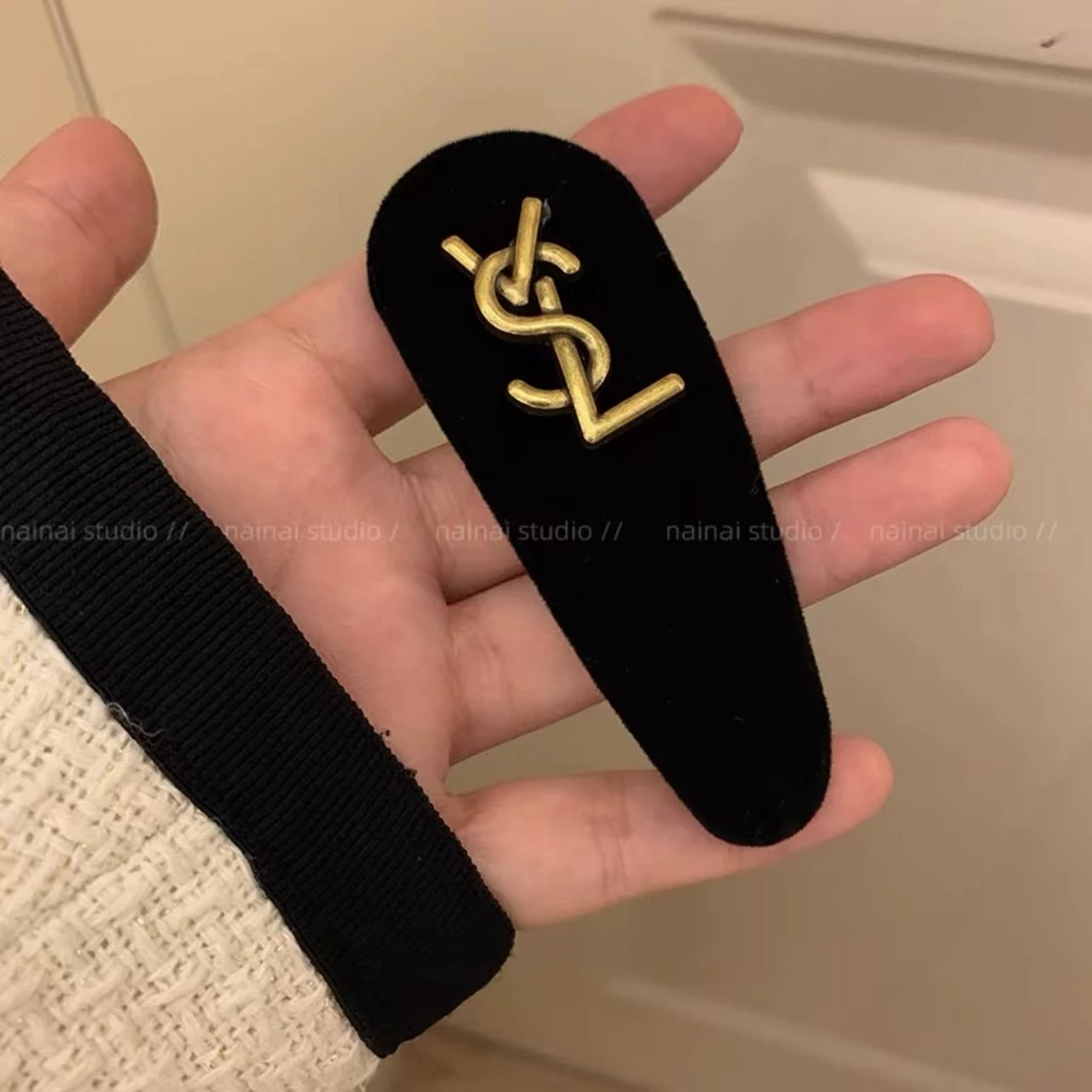 ที่คาดผม ผ้ากำมะหยี่ ลาย YSL แฟชั่นผู้หญิง สีดำ thumbnail 9