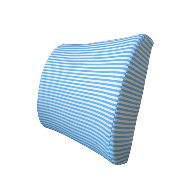 Ghouse Online-COZY เบาะรองหลังเมมโมรี่โฟม รุ่น VELVETY-V1 ขนาด 32x32x10ซม. สีฟ้า สินค้าขายดี