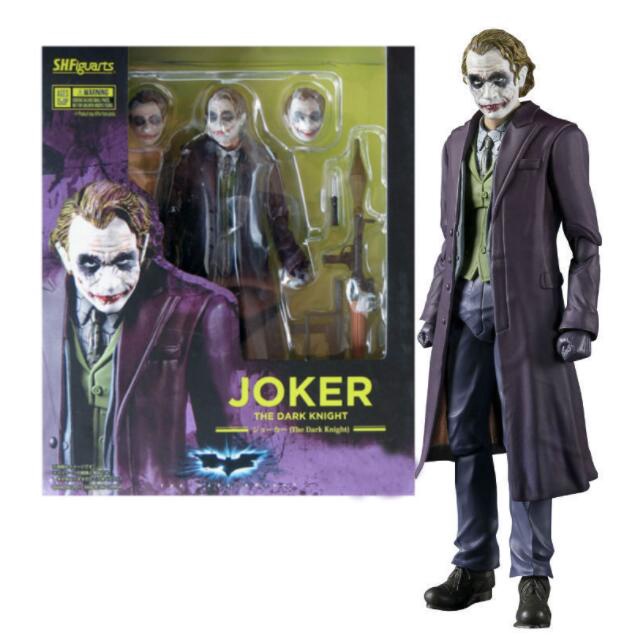 BFT SHF Joker The Dark Knight Articulated Action Figure ของเล่น15Cm