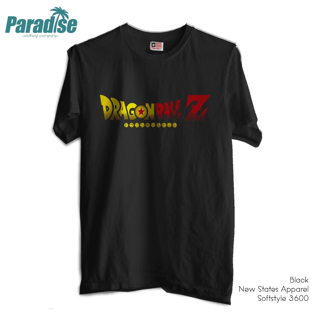 เสื้อยืดแขนสั้นเสื้อยืด พิมพ์ลายโลโก้ Dragonball ParadiseS-5XL