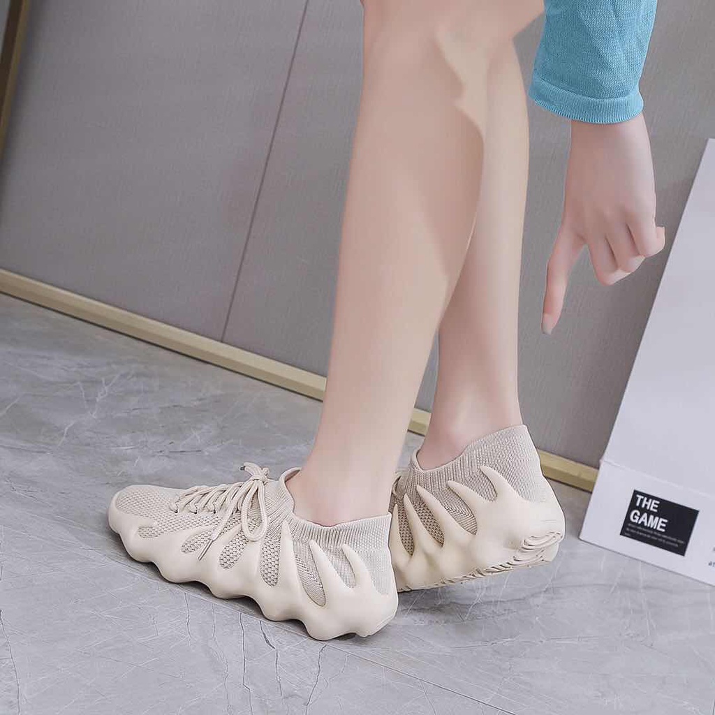 Yeezy 450 รองเท้ายางสำหรับผู้หญิงเกาหลี แฟชั่น