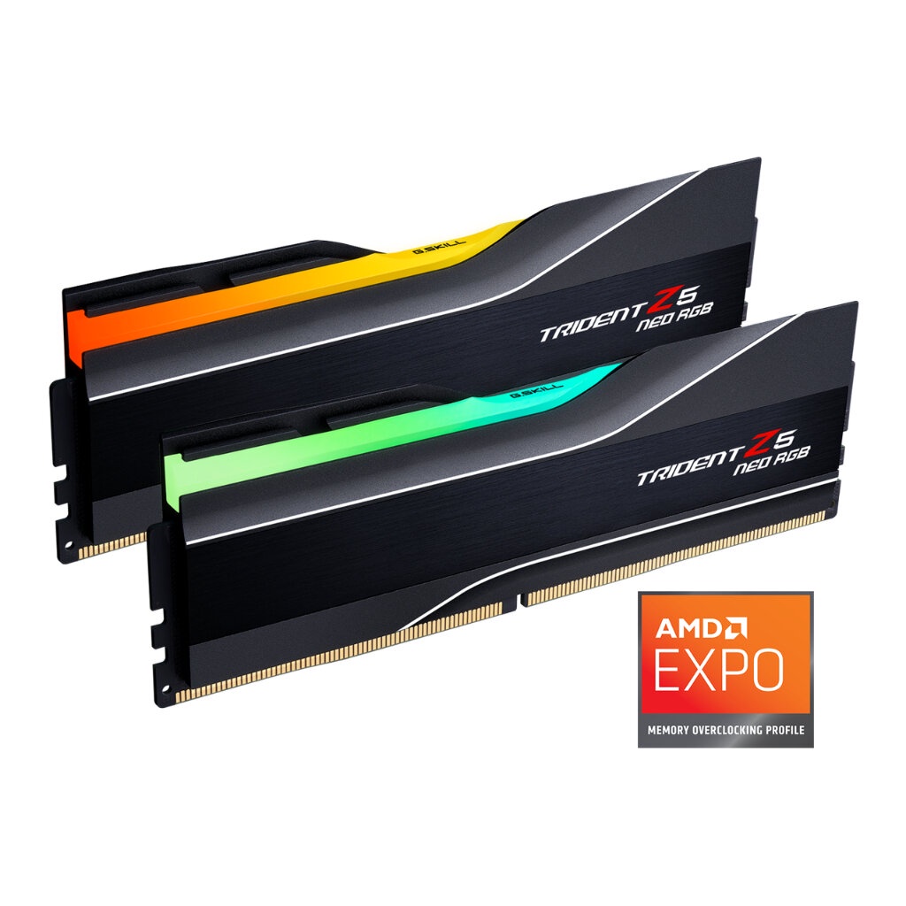 DDR5 G.SKILL Trident Z5 NEO RGB 32GB/64GB 6000Mhz *AMD EXPO Support* รับประกัน Lifetime ศูนย์ไทย