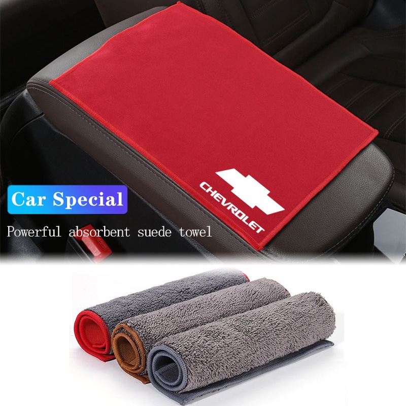 ผ้าเช็ดทําความสะอาดรถยนต์ แบบสองหน้า สําหรับ Chevrolet Cruze Captiva Spark Cobalt Sail Groove Lanos 