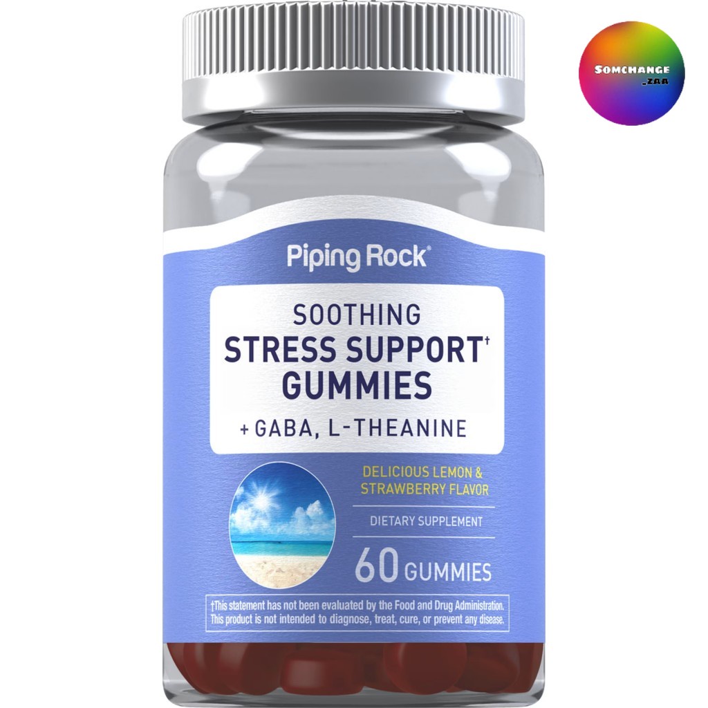 Soothing Stress Support + GABA &amp; L-Theanine Gummies (60Gummies)