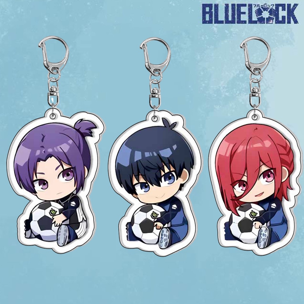 Anime Blue Lock พวงกุญแจอะคริลิคสองด้าน Isagi Yoichi ตัวอักษรกีฬาพวงกุญแจสําหรับผู้หญิงผู้ชายกระเป๋าถือจี้อุปกรณ์เสริมกุญแจ ราคา ถูกที่สุด ดีลบีเคเค รูปภาพหลัก