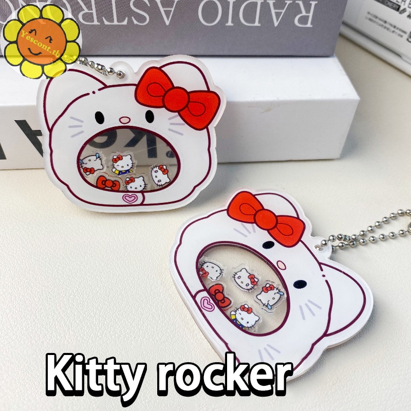 SANRIO Yescont พวงกุญแจ จี้การ์ตูนอนิเมะ Hello Kitty น่ารัก ขนาดเล็ก DIY สําหรับเด็ก