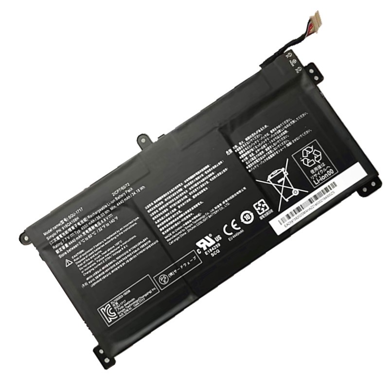 New Laptop Battery FOR Hasee KINGBOOK  U65A QL9S04 U65A QL9S04 SQU-1717 2ICP7/60/72, 916QA108H Batte