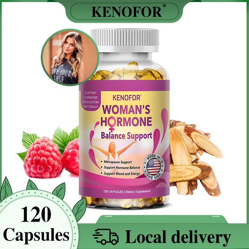 Kenofor อาหารเสริมปรับสมดุล กลมกลืน สําหรับฮอร์โมนเพศหญิง ควบคุมอารมณ์ และปรับปรุงพลังงานผู้หญิง