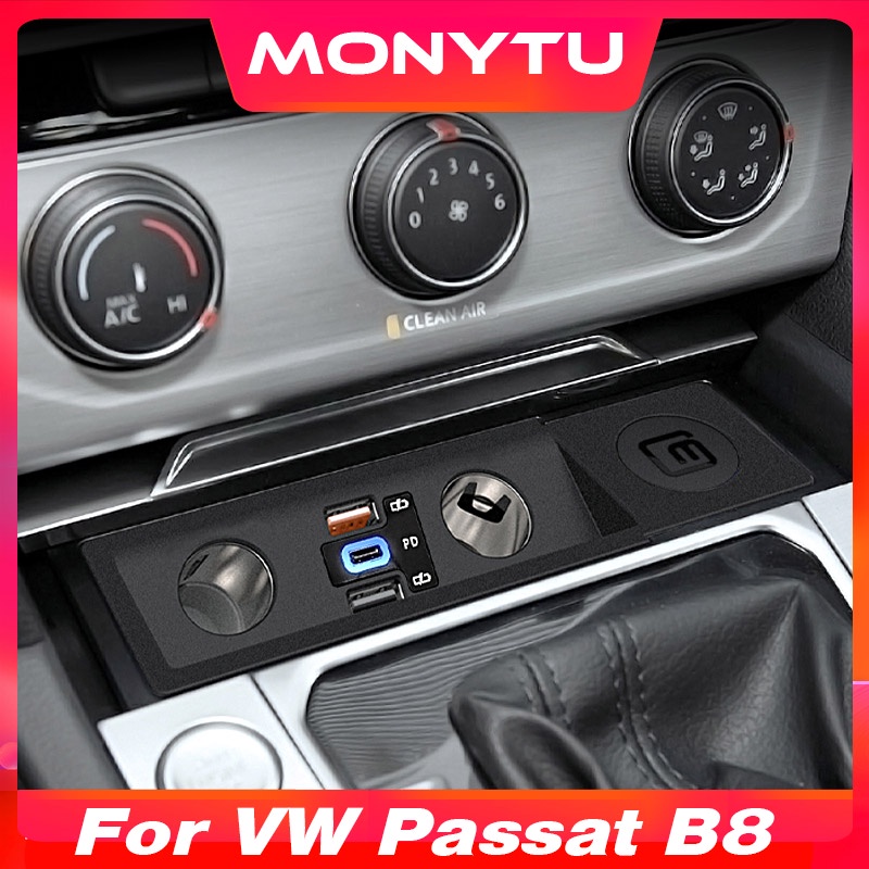 สําหรับ Volkswagen Passat B8 (2016-ปัจจุบัน) PD Fast Charging Multi-port Car Charger,Car Power Split