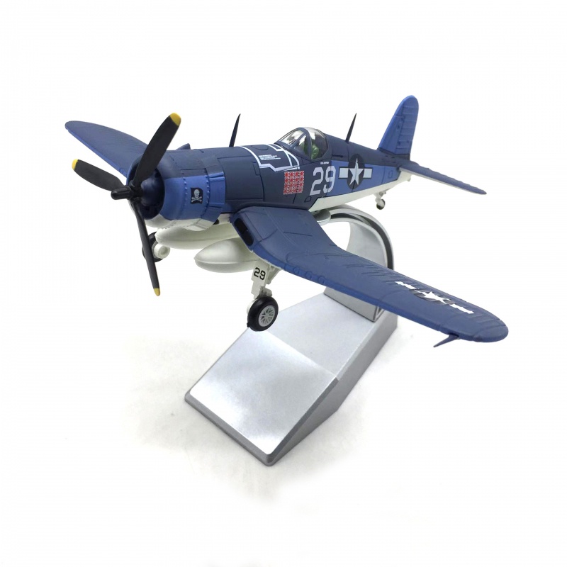 โมเดลเครื่องบินรบโจรสลัด Us Navy F4u Pirate Ship-Based Land-Based 1:72 ของขวัญ สําหรับตกแต่ง