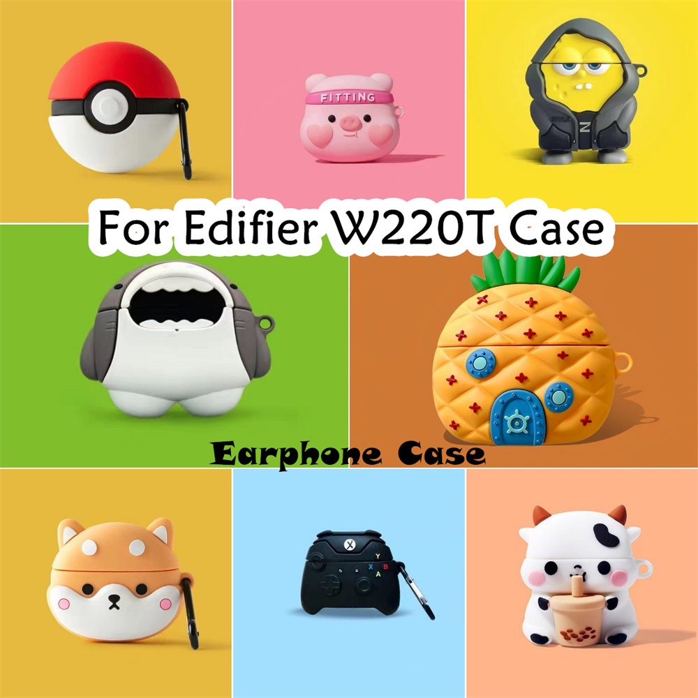 【ของแท้】เคสซิลิโคนนิ่ม ลายการ์ตูนสับปะรด สําหรับ Edifier W220T