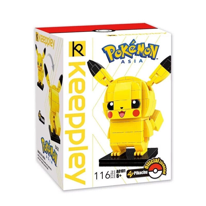 ลิขสิทธิ์แท้ Qman Keeppley Pokemon Kuppy-Pikachu A0101