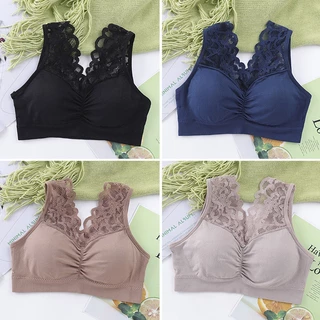 ลด30% โค้ดINC283ZN ⚡ Nattybra สปอร์ตบรา ลูกไม้ มีฟองน้ำ 32-38 ใส่ได้ ออกกำลังกาย ใส่นอน เสื้อผ้า ผู้หญิง