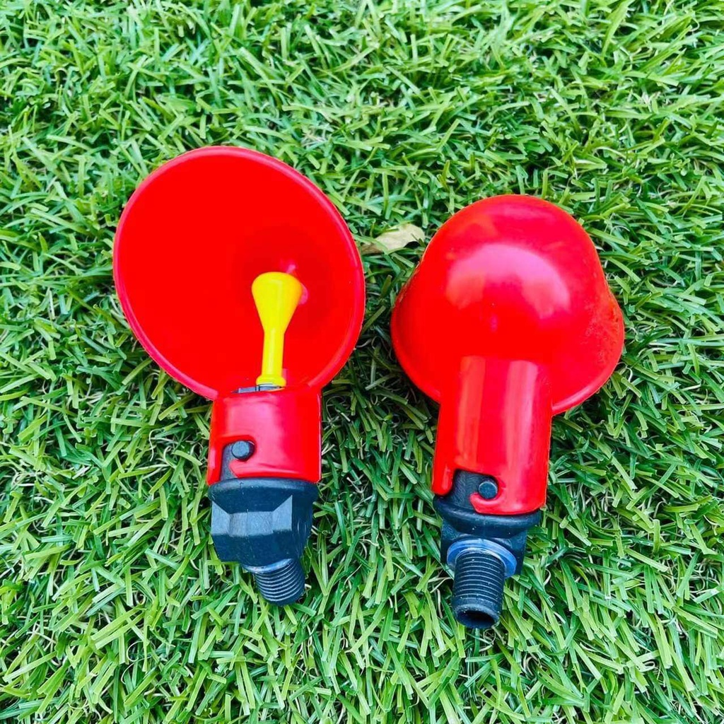 ส่งเร็ว ถ้วยให้น้ำอัตโนมัติ  ถ้วยให้น้ำ นกกระทา ที่ให้น้ำไก่ ไก่ชน นกกระทา อุปกรณ์เลี้ยงไก่ ไก่จิกสีเหลืองน้ำออก - รูปที่ 2