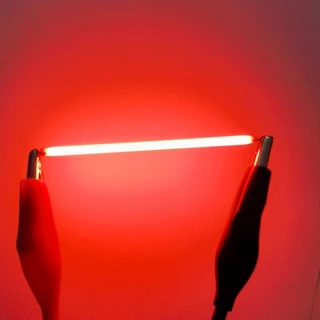 10 ชิ้น DC 3 โวลต์ Led เซรามิค Hard Filament 2200 พันสีขาวสีแดงเขียวสีฟ้าม่วง Edison หลอดไฟไส้แหล่งกําเนิดแสงส่วนประกอบ Led