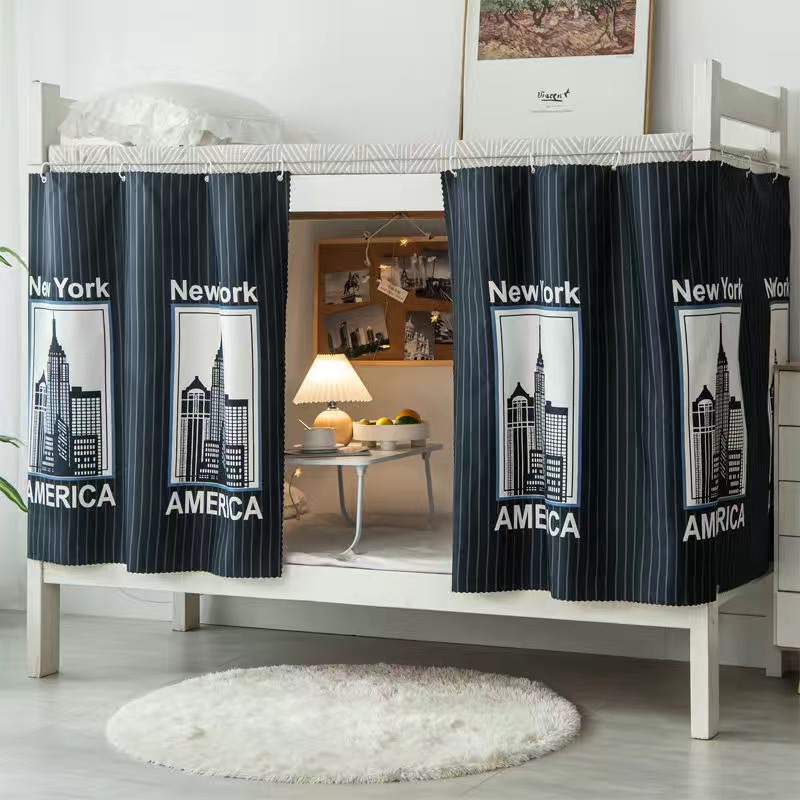 แนะนำ ผ้าม่าน ผ้าม่านเตียงในหอพัก ผ้าม่านเตียงสองชั้น ผ้าม่านแบ่งเตียงสำหรับนักเรียนชายและหญิง ผ้าม่านเตียงสองชั้นในหอพัก ปิดกั้นแสงพร้อมขายึด ราคาพิเศษ มีเก็บเงินปลายทาง