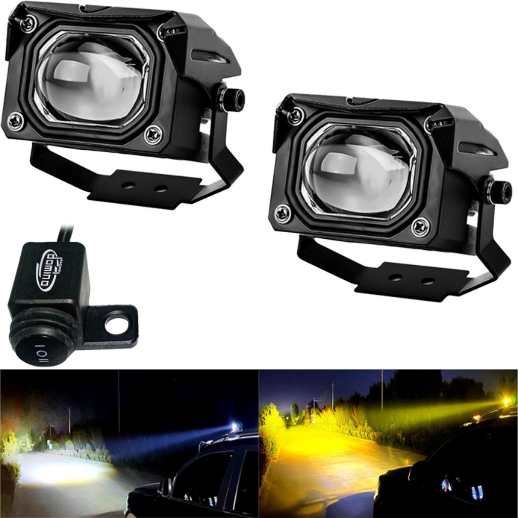 2PCS mini driving light v7 pro 40w hi/ลำแสงแสงต่ำเป็นสุดยอดมาก