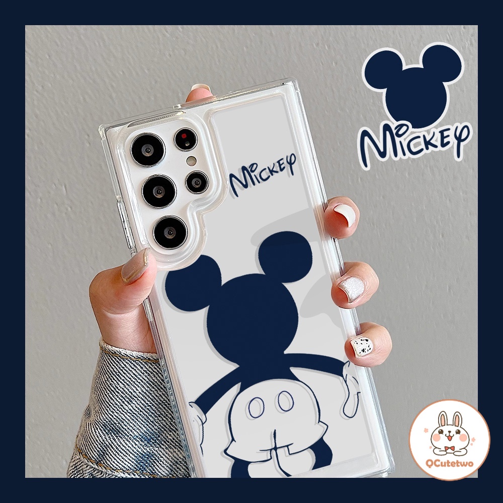 เคสโทรศัพท์มือถือแบบใส กันกระแทก ลายการ์ตูนมิกกี้เมาส์ สําหรับ SAMSUNG S24 Ultra S23Ultra S22Ultra S21Plus A53-5G A54-5G A50 A50s A30s A10 A10S
