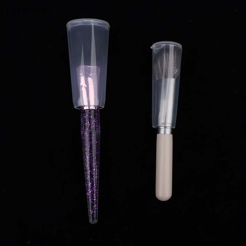 [hushcorgi] ใหม่ ฝาครอบพลาสติก ป้องกันฝุ่น สําหรับแปรงแต่งหน้า 1 ชิ้น