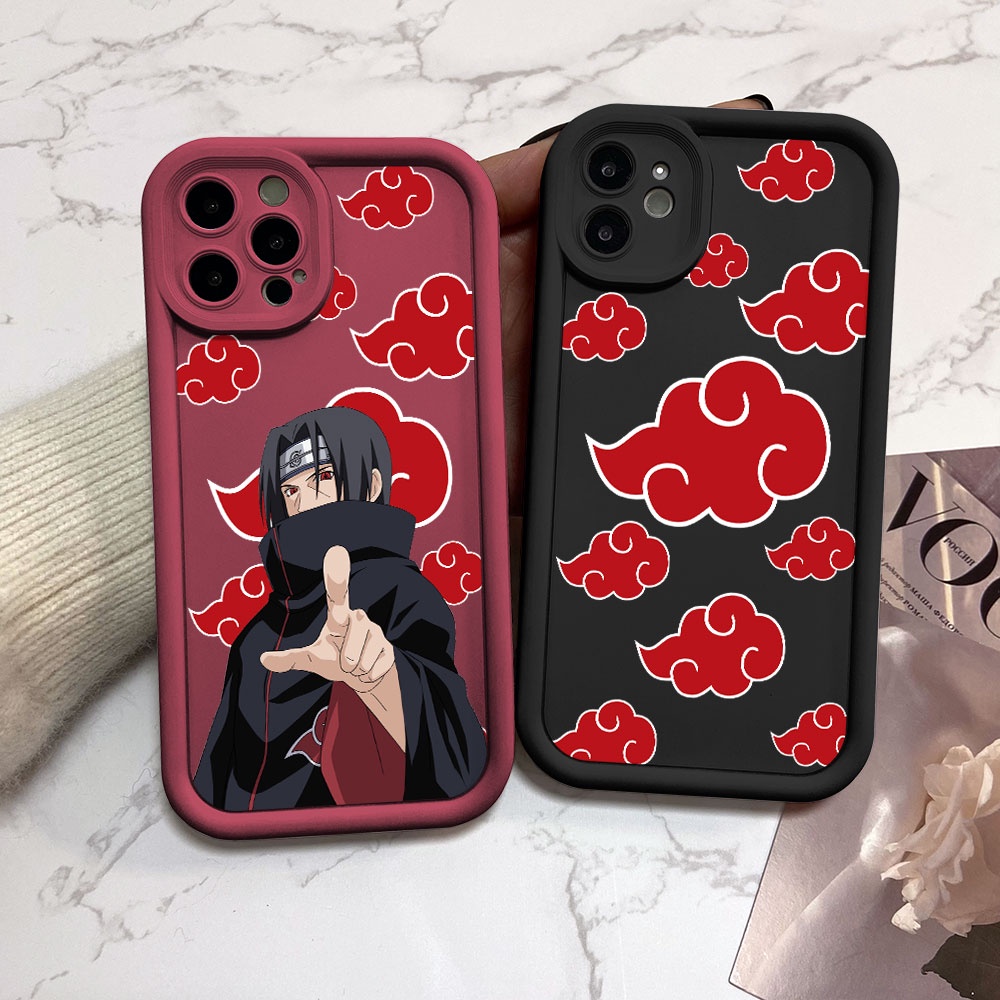 เคสโทรศัพท์ซิลิโคน TPU แบบนิ่ม ลายการ์ตูนนารูโตะ Uchiha Itachi กันกระแทก ป้องกันกล้อง สําหรับ iPhone 15 14 13 12 Mini 11 Pro Max X XS XR XSMAX 8 7 6 Plus SE2020