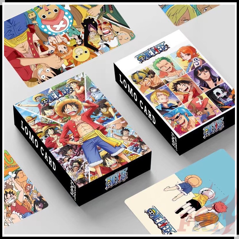 30 ชิ้น/กล่อง Anime One Piece Series 01 การ์ด Lomo สองด้าน 5.6 ซม.* 8.8 ซม. Mini โปสการ์ดแฟนคอลเลกชัน Photocards