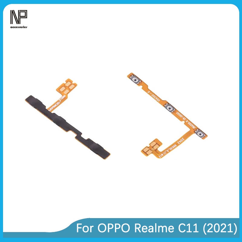 เปิดปิด Realme C11 2020 Mute Switch Control ปุ่มปรับระดับเสียงปุ่ม Flex สําหรับ OPPO Realme C11 2021