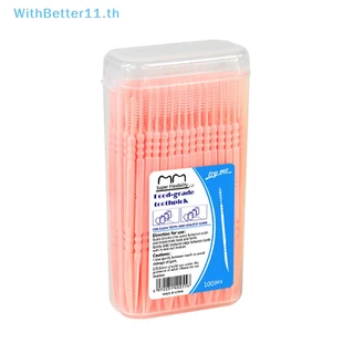Double Floss Interdental ไม้จิ้มฟันแปรงฟัน Stick Oral Care ไม้จิ้มฟันไหมขัด Pick TH
