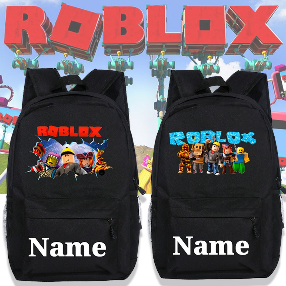 กระเป๋าเป้สะพายหลัง กระเป๋านักเรียน พิมพ์ลายการ์ตูน Roblox น้ําหนักเบา สวมใส่สบาย สําหรับเด็กประถม
