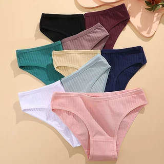 All of me กางเกงชั้นใน ผ้าฝ้าย สีพื้น เซ็กซี่ สําหรับผู้หญิง M-XL
