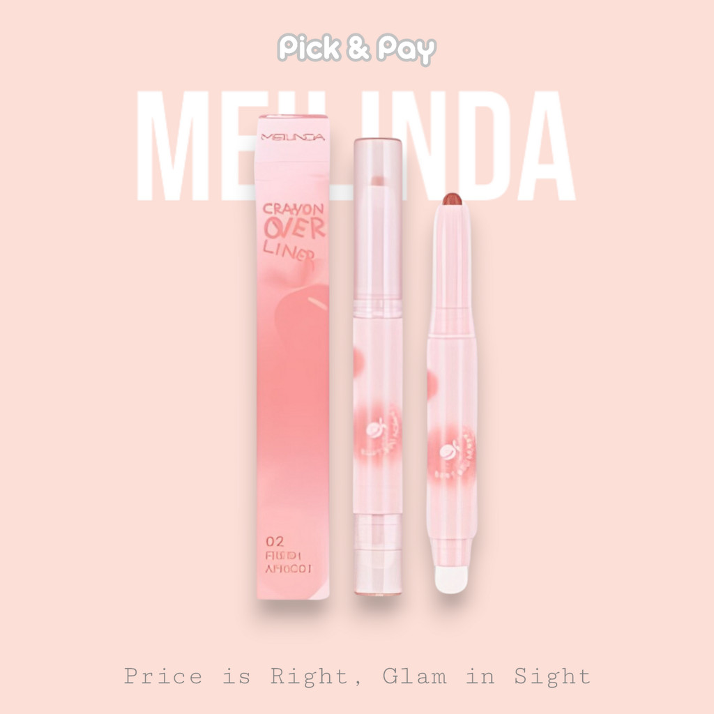 Meilinda Crayon Over Liner ลิปไลเนอร์ เขียนขอบปาก พร้อมแปรงเบลนด์ ขนนุ่ม (MC2079)