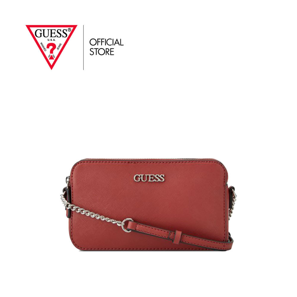 GUESS กระเป๋า รุ่น SF942971 TIDEWOOD MINI COMPRTMNT CRSBDY ORANGE สีส้ม