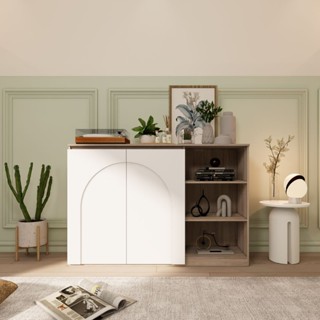 Looms ตู้เก็บของ ขนาด 140 ซม. รุ่น PONYTA สีไม้อ่อน (140x40x…