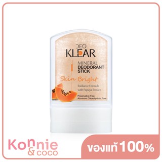 โรลออนสารส้มดีโอเคลียร์ สกิน ไบรท์ DEOKLEAR Skin Bright Mineral Deodorant Stick 60g.