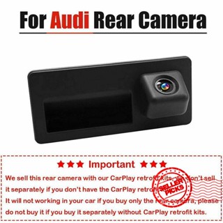 กล้องมองหลังรถยนต์ CCD 1080P กันน้ํา สําหรับ VW Golf Jetta Tiguan B6 B7 Audi Night Vision A2E7