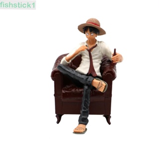 Fishstick1 Monkey D Luffy ฟิกเกอร์ PVC ขนาด 13 ซม. ของเล่นสําหรับเด็ก